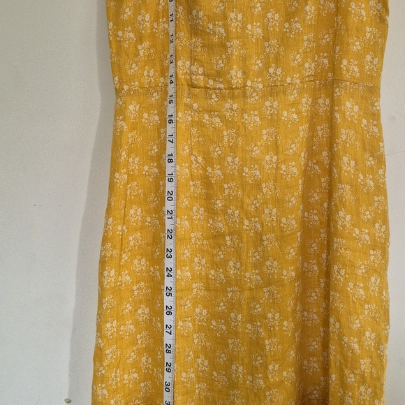 Cynthia Rowley Mustard Strapless Dress - Picture 3 of 10